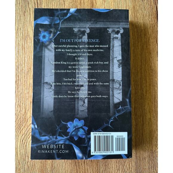 Rina Kent God Of Ruin Legacy Of Gods OOP Paperback - Picture 3 of 6